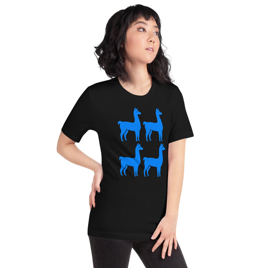 Image of the 4 Llamas T-Shirt (unisex).