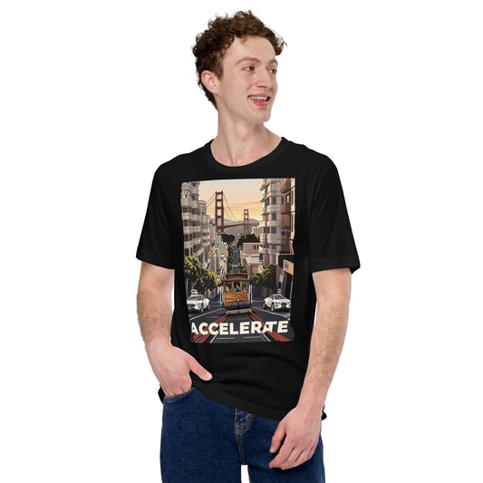 Image of the Accelerate San Francisco T-Shirt (unisex).