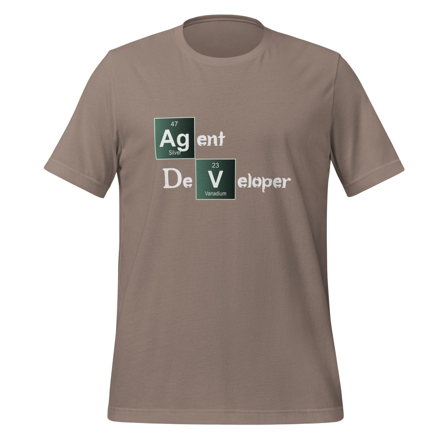 Image of the Agent Developer Breaking Bad Style T-Shirt (unisex) Pebble / M.