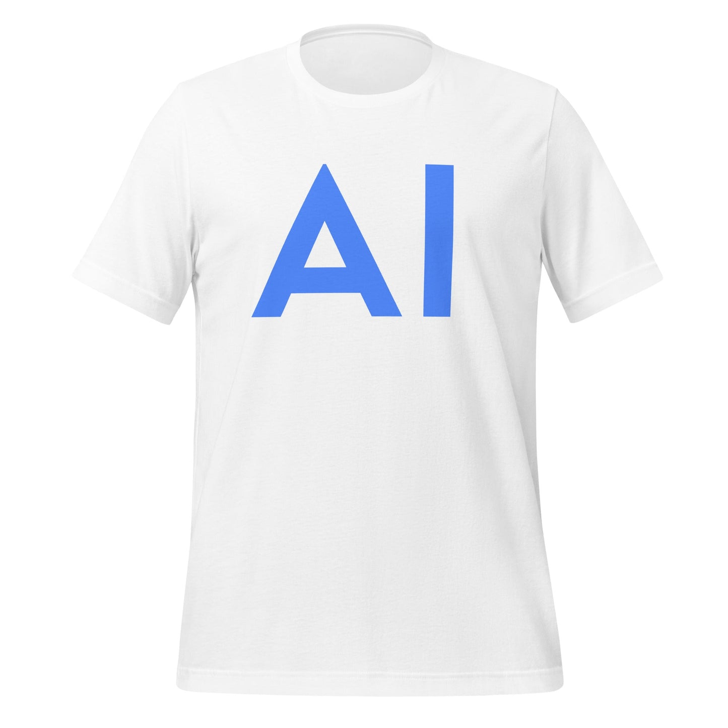 Image of the AI Blue T-Shirt (unisex) White / M.