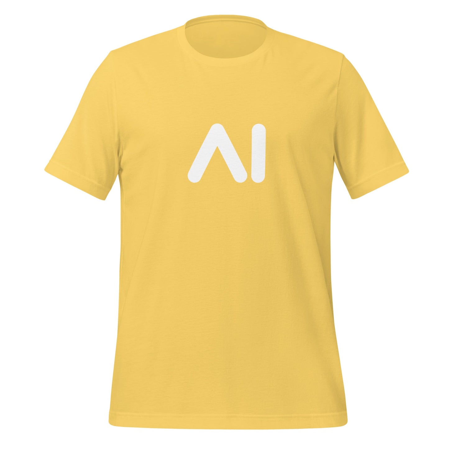 Image of the AI Logo T-Shirt 2 (unisex) Yellow / M.