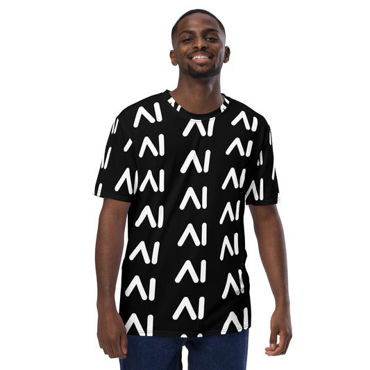 Product mockup photo of the AI Logo T Shirt (men).