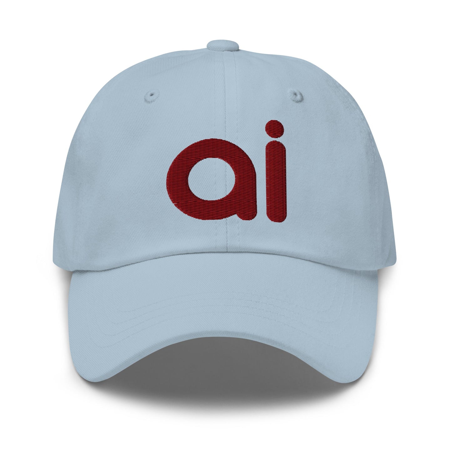 Image of the AI Maroon Cap Light Blue.