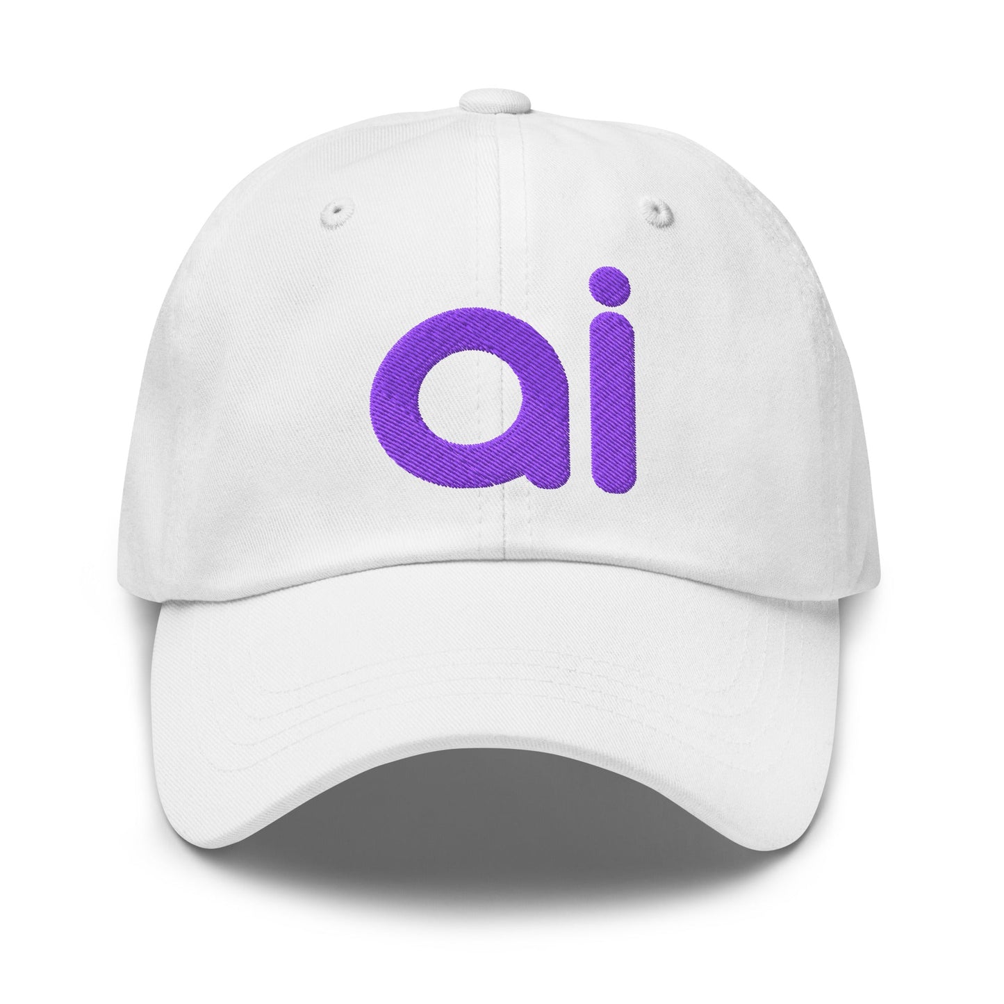 Image of the ai Purple Cap White.
