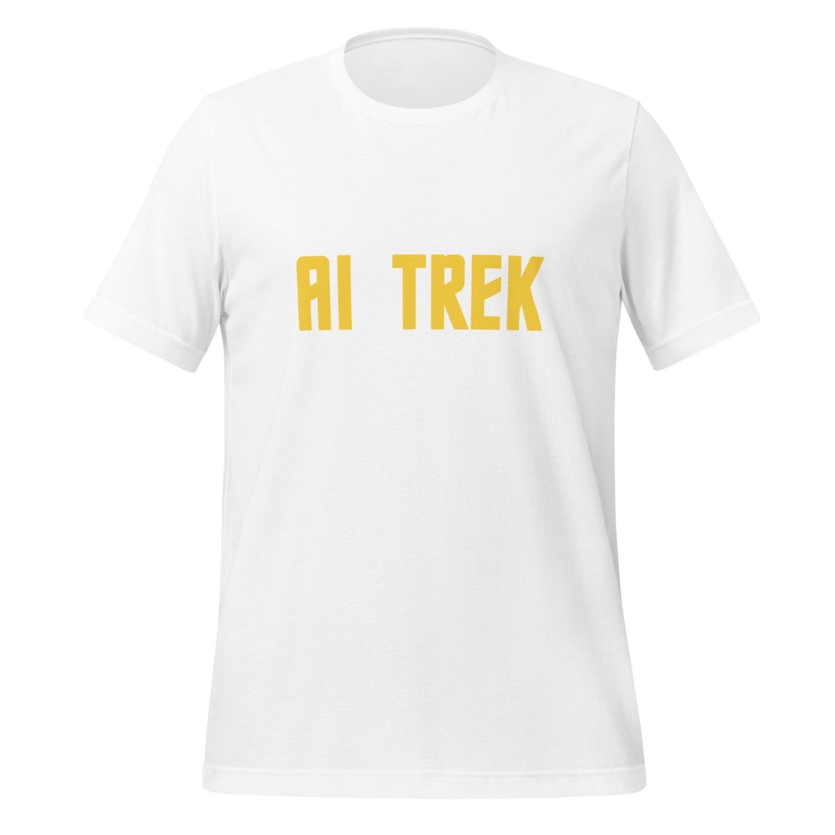 Image of the AI TREK T-Shirt (unisex) White / M.