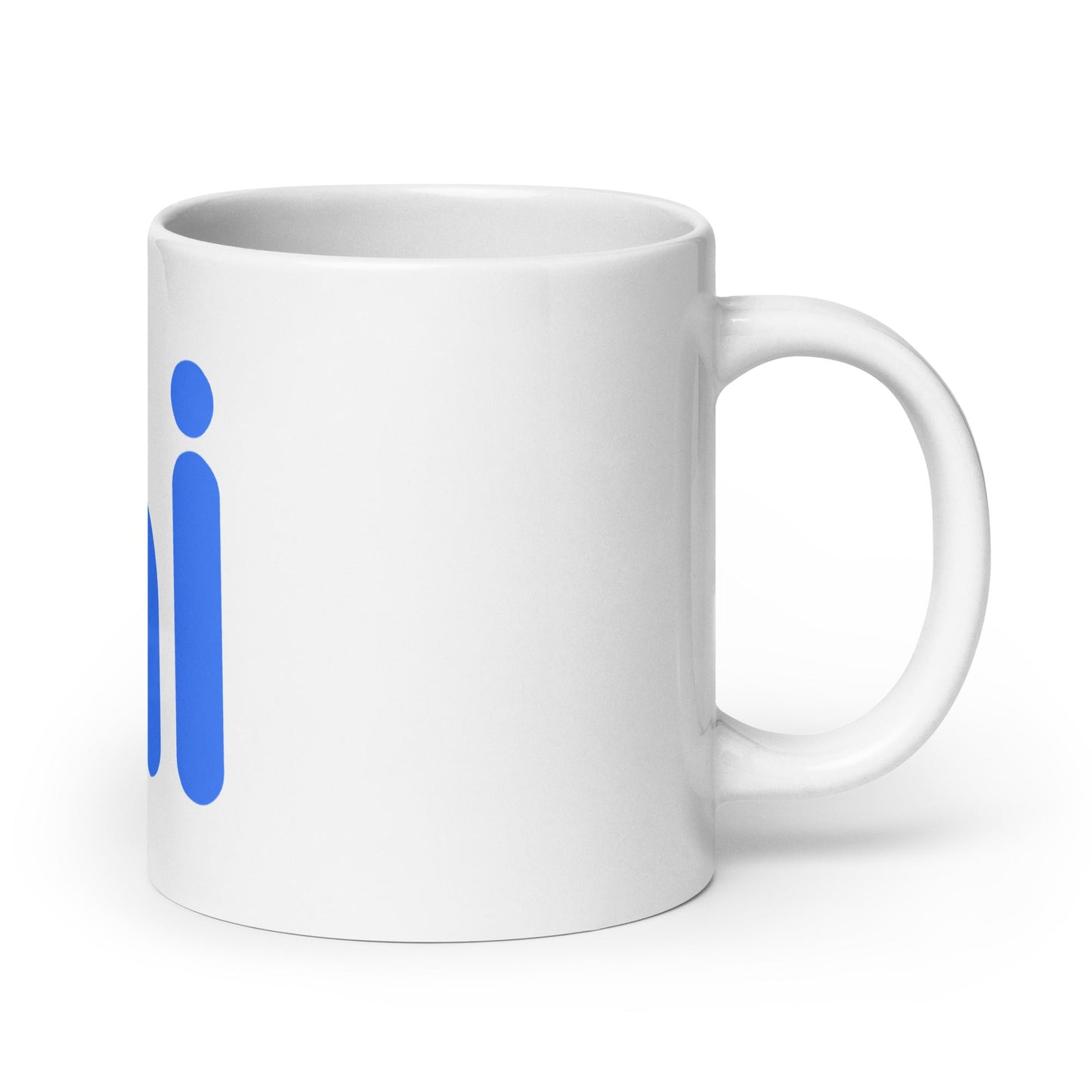 Image of the ai White Glossy Mug.