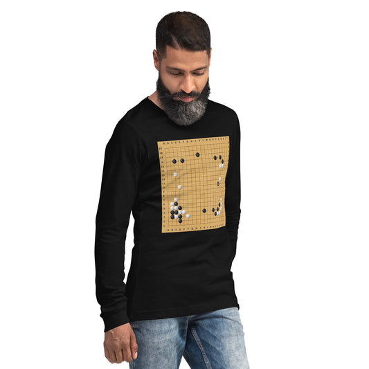 Image of the AlphaGo vs Lee Sedol Game 2 Move 37 Long Sleeve T-Shirt (unisex).