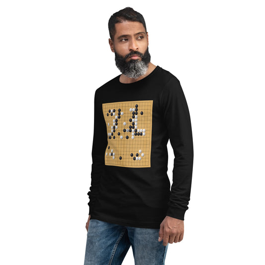 Image of the AlphaGo vs Lee Sedol Game 4 ’Good Move’ 78 Long Sleeve T-Shirt (unisex).