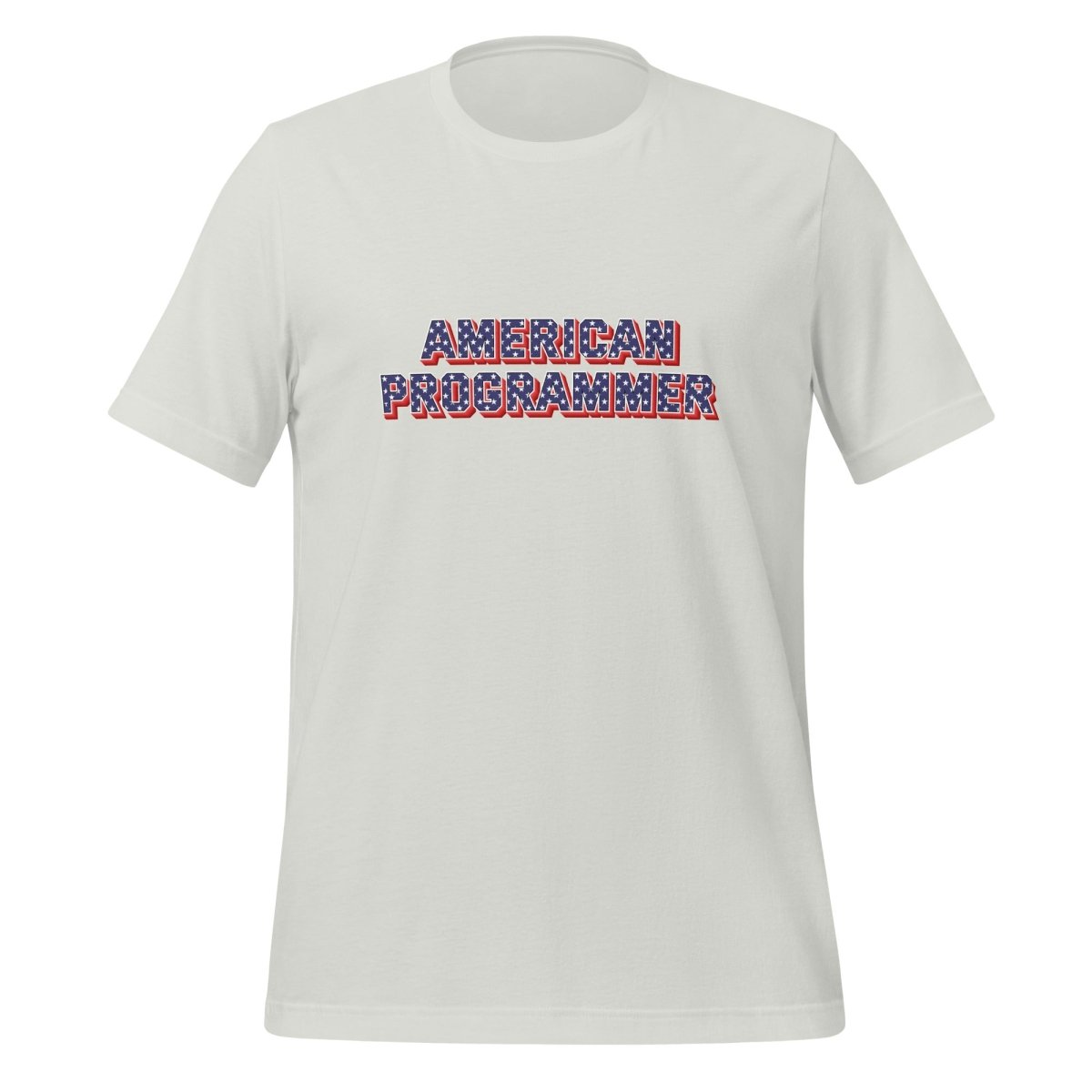 Image of the AMERICAN PROGRAMMER T-Shirt (unisex) Silver / M.