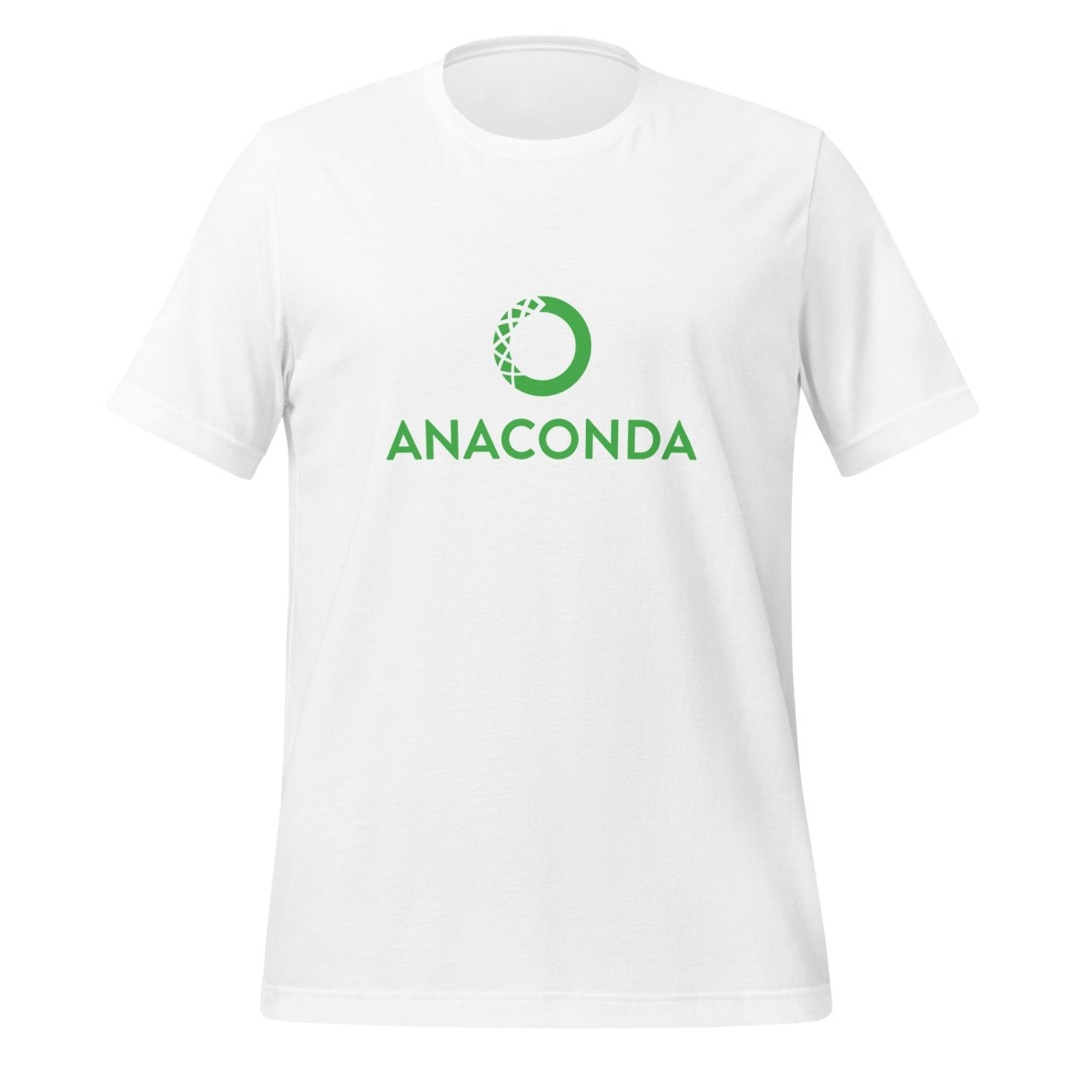 Product mockup photo of the Anaconda Logo T Shirt (unisex) White / M.
