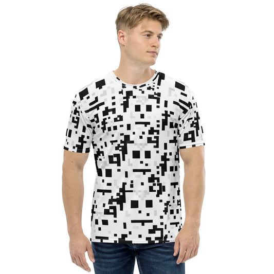 Image of the Anti-Facial Recognition Pattern T-Shirt (men).
