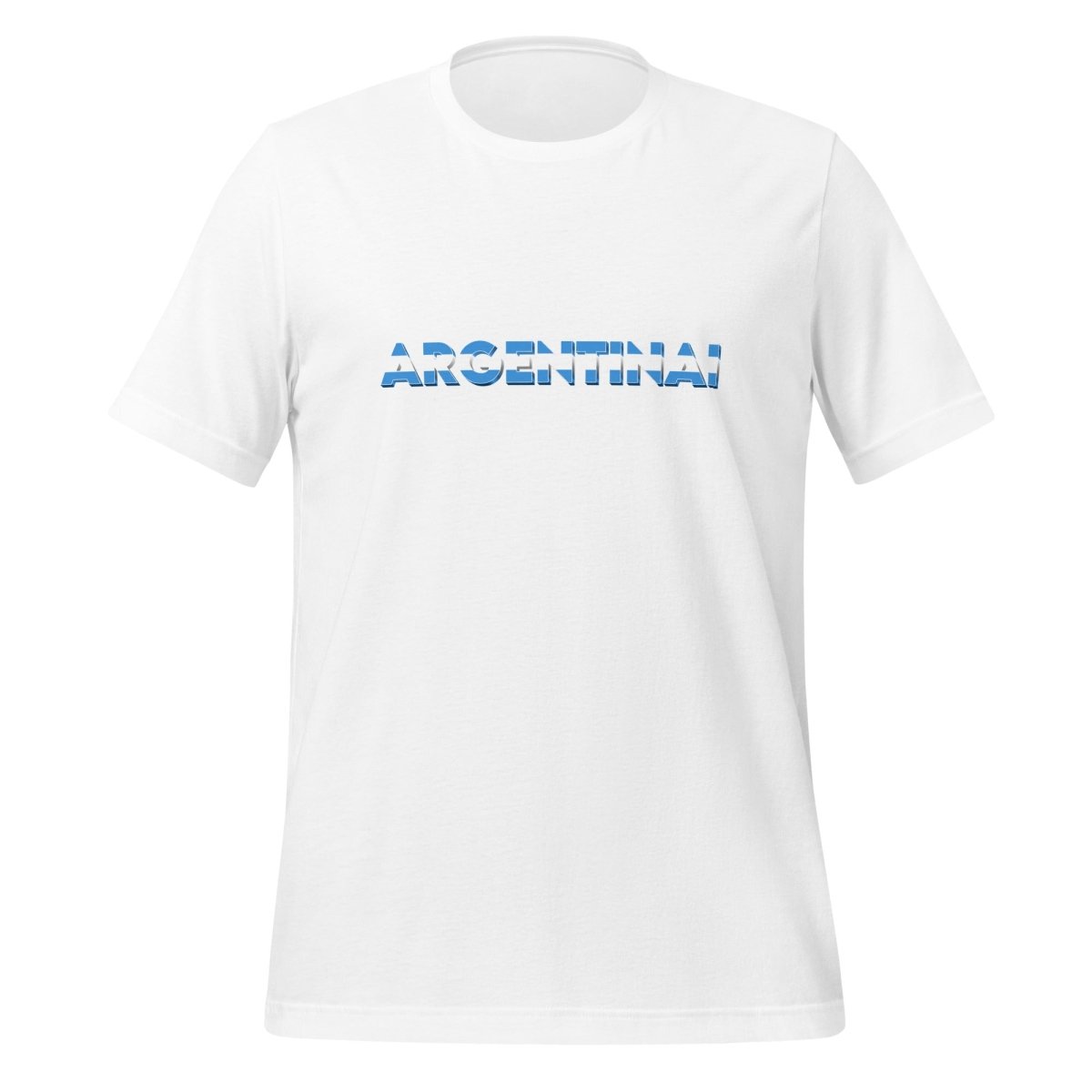 Product mockup photo of the ARGENTINAI T Shirt (unisex) White / M.
