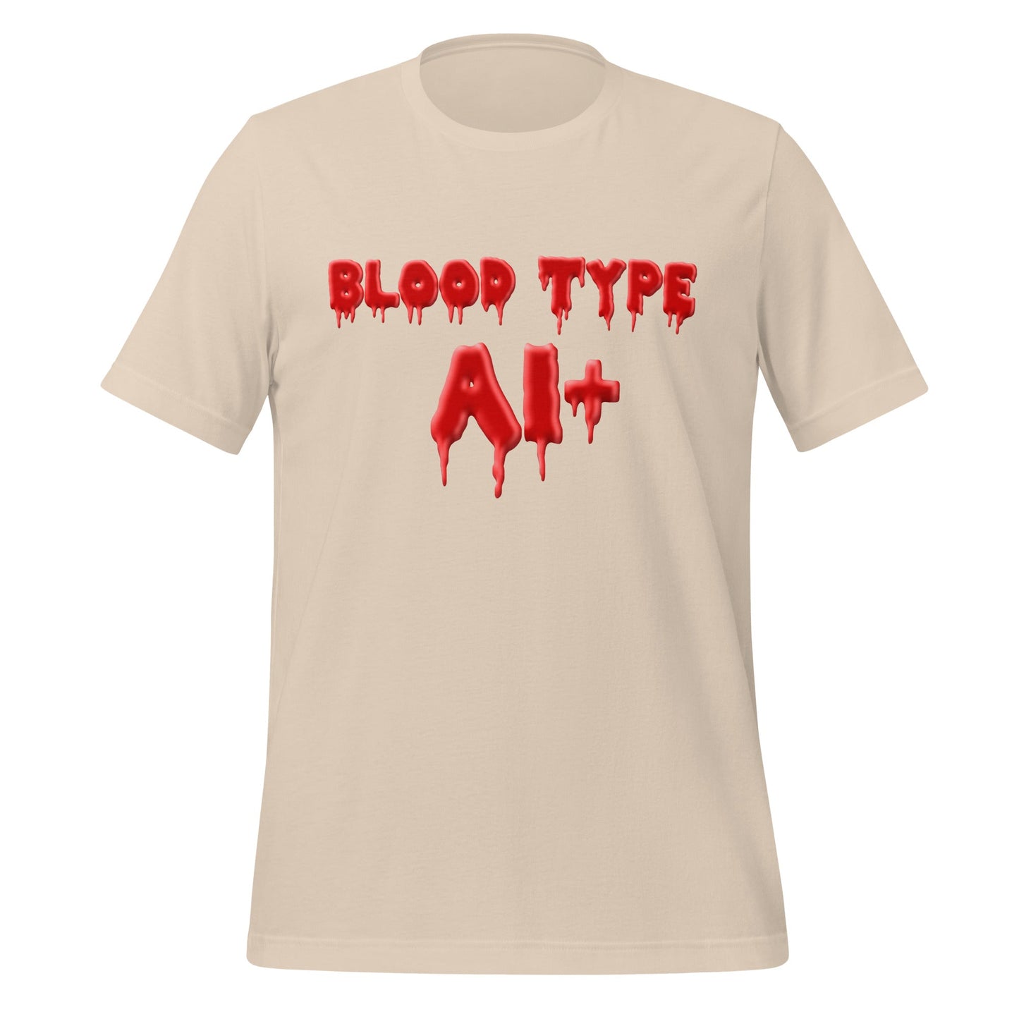 Image of the Blood Type AI+ T-Shirt (unisex) Soft Cream / M.