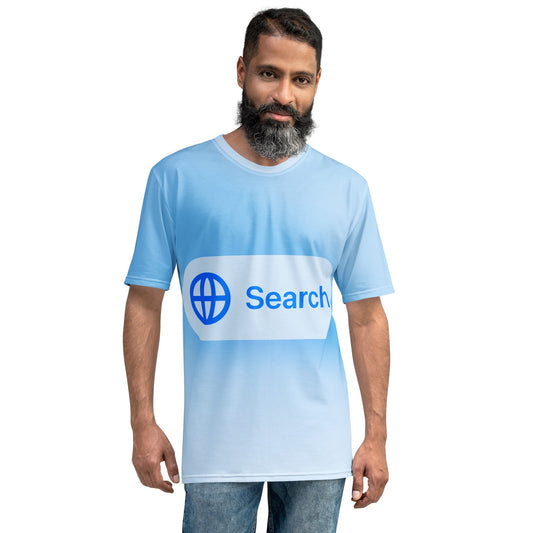 Image of the ChatGPT Search Artwork T-Shirt (men).