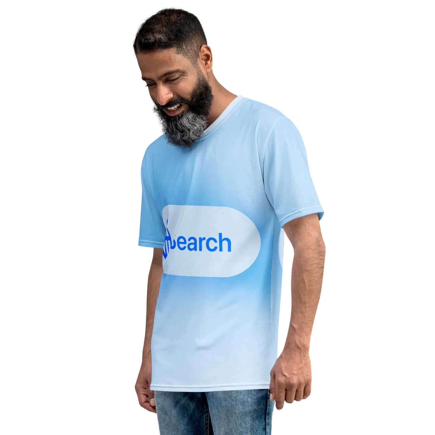 Image of the ChatGPT Search Artwork T-Shirt (men).