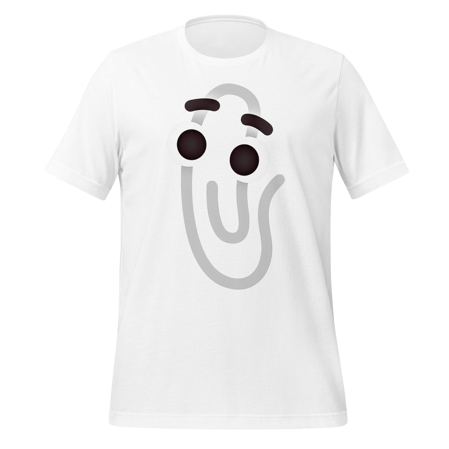 Image of the Clippy Emoji T-Shirt (unisex) White / M.