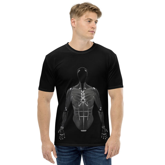 Product mockup photo of the Clone Robotics Torso T Shirt (men).