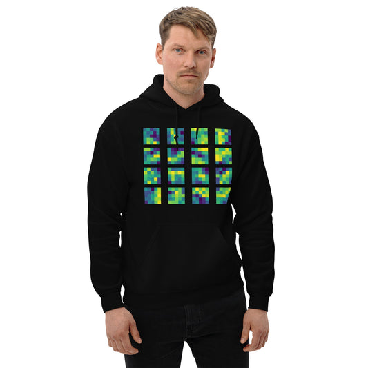 Image of the Convolutional Neural Network (CNN) Filters Hoodie (unisex).