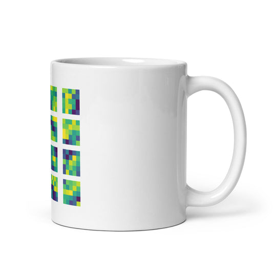 Image of the Convolutional Neural Network (CNN) Filters White Glossy Mug.