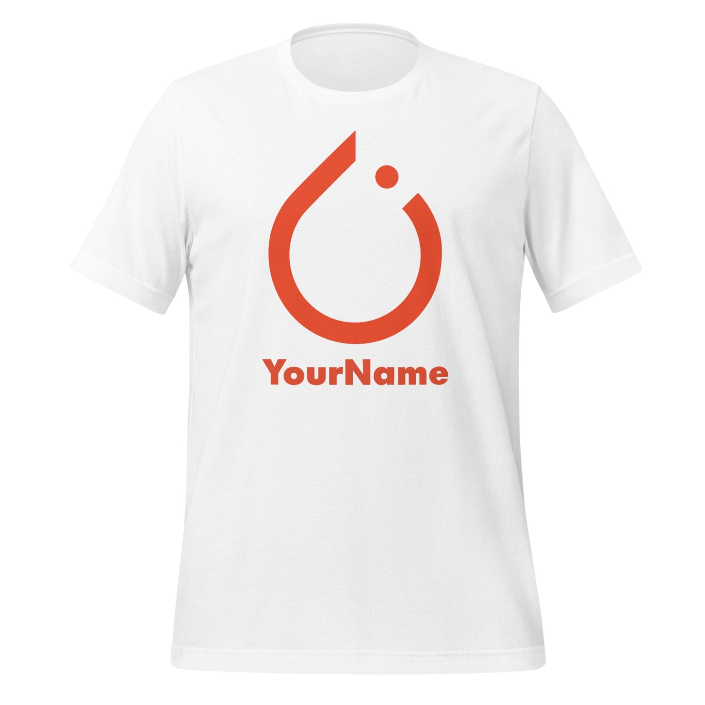 Product mockup photo of the Custom PyTorch T Shirt (unisex) White / M.