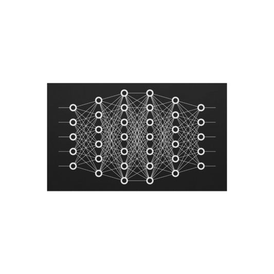 Image of the Deep Learning Car Magnet 2 7.5″×4.5″.