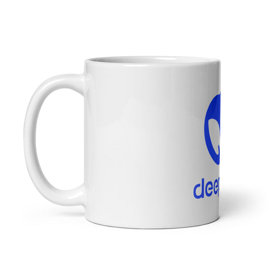 Image of the DeepSeek Stacked Logo Mug.