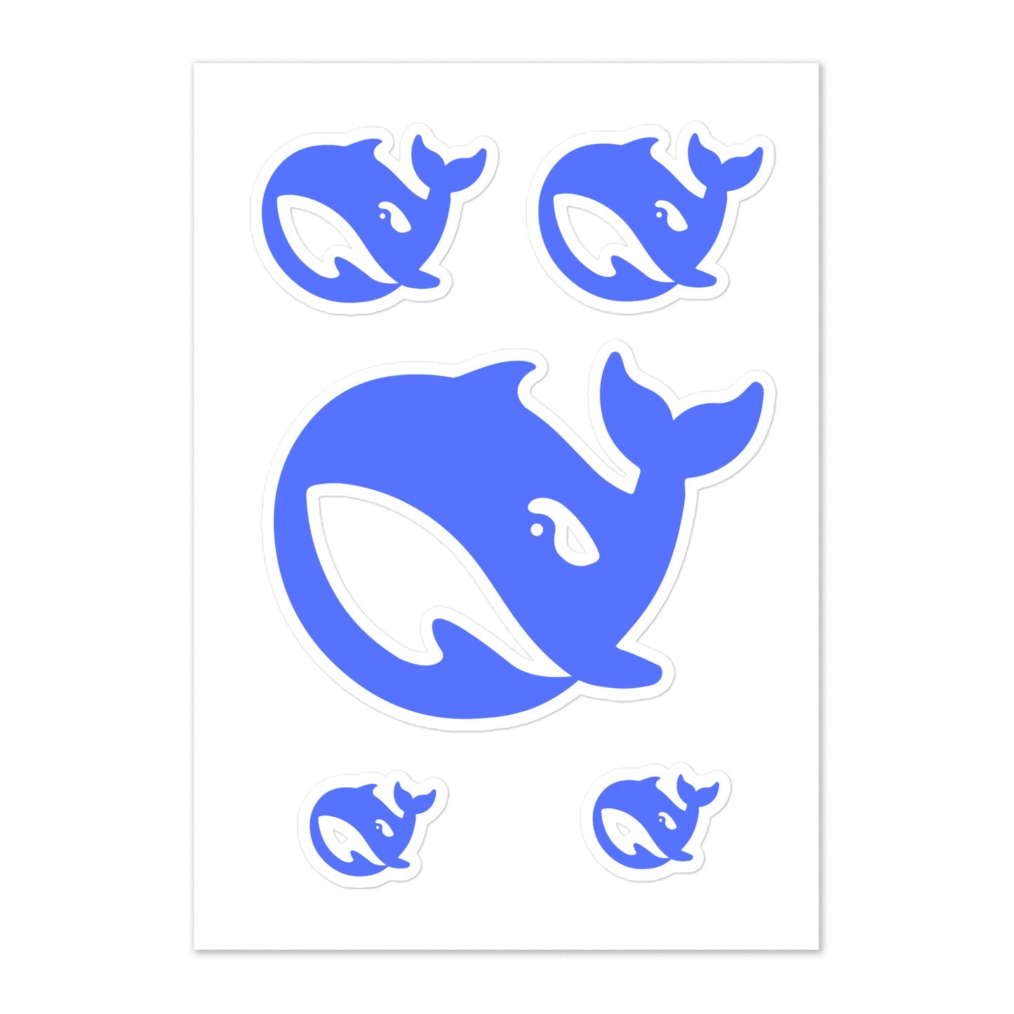Image of the DeepSeek Sticker Sheet.