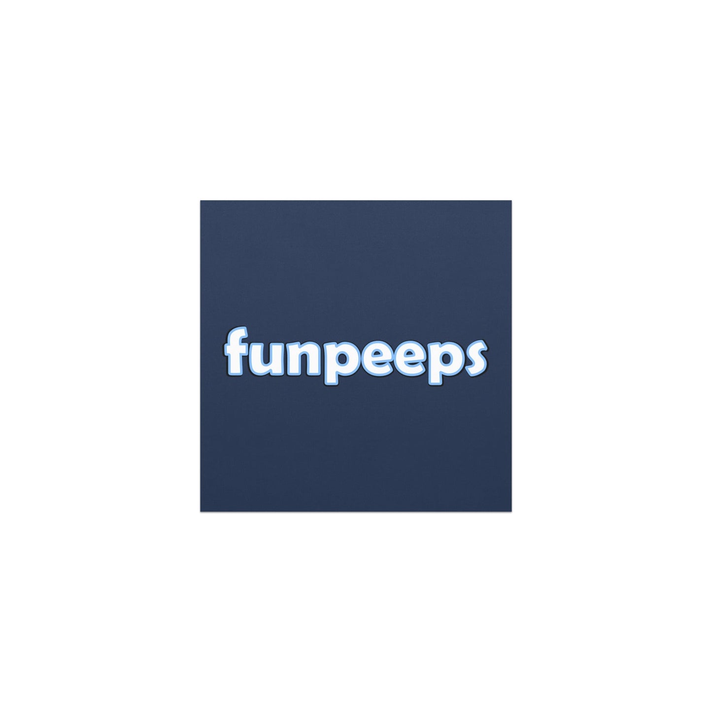 Image of the funpeeps Car Magnet 5″×5″.
