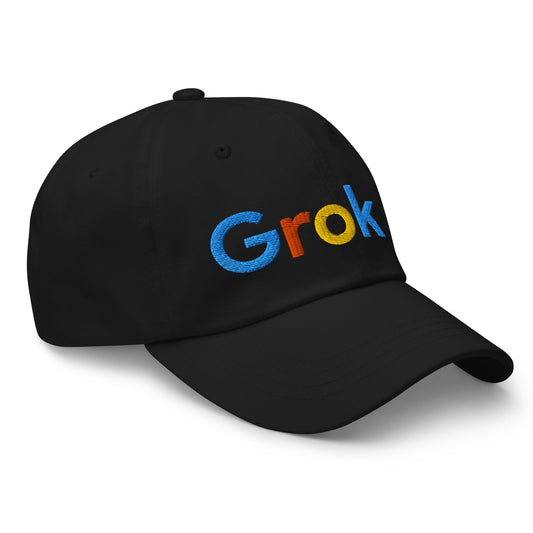 Image of the Grok 4 Search Logo Cap.