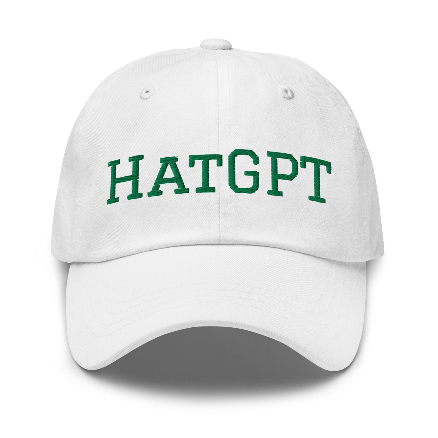 Image of the HatGPT in Green Cap White.