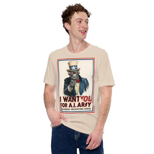 Image of the I Want You Poster T-Shirt (unisex).