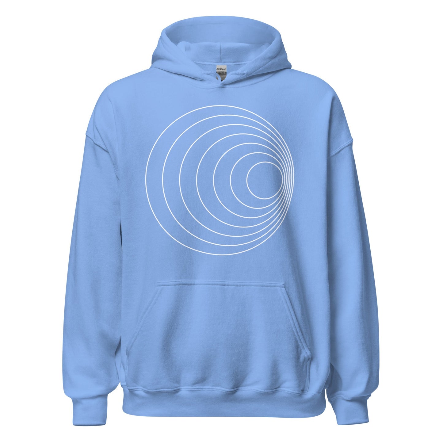 Image of the Ilya Circles Hoodie (unisex) Carolina Blue / M.