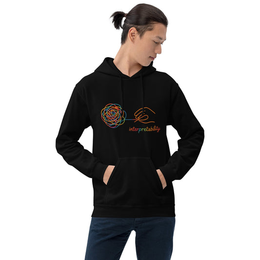 Image of the Interpretability in Color Hoodie (unisex).