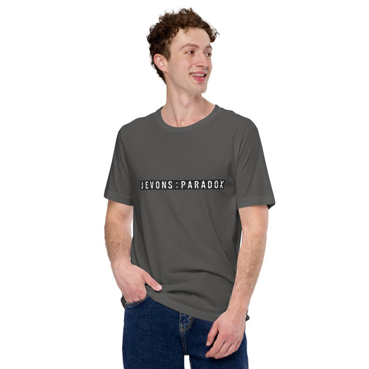 Image of the JEVONS:PARADOX T-Shirt (unisex).