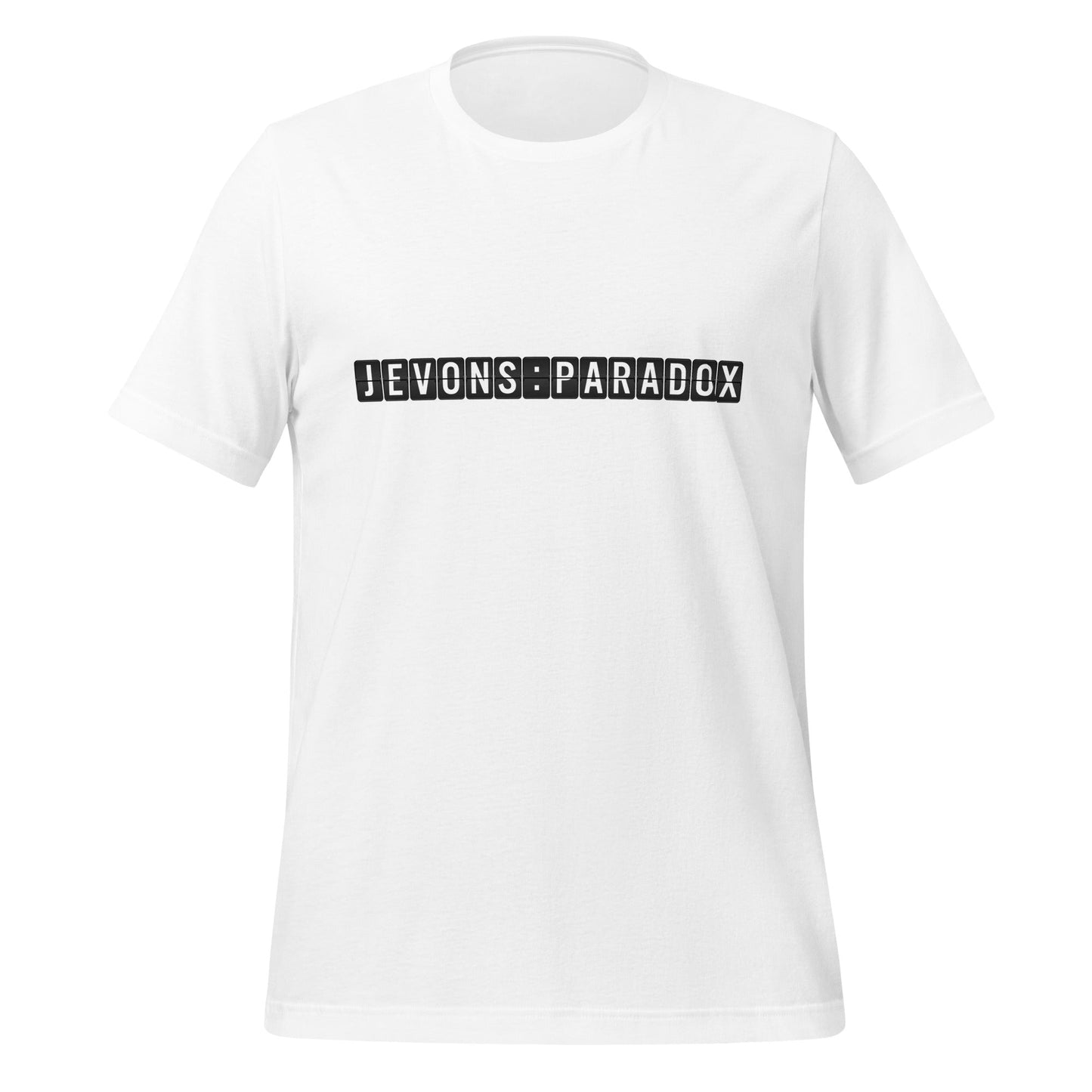 Image of the JEVONS:PARADOX T-Shirt (unisex) White / M.