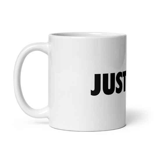 Image of the JUST AI IT. White Glossy Mug.