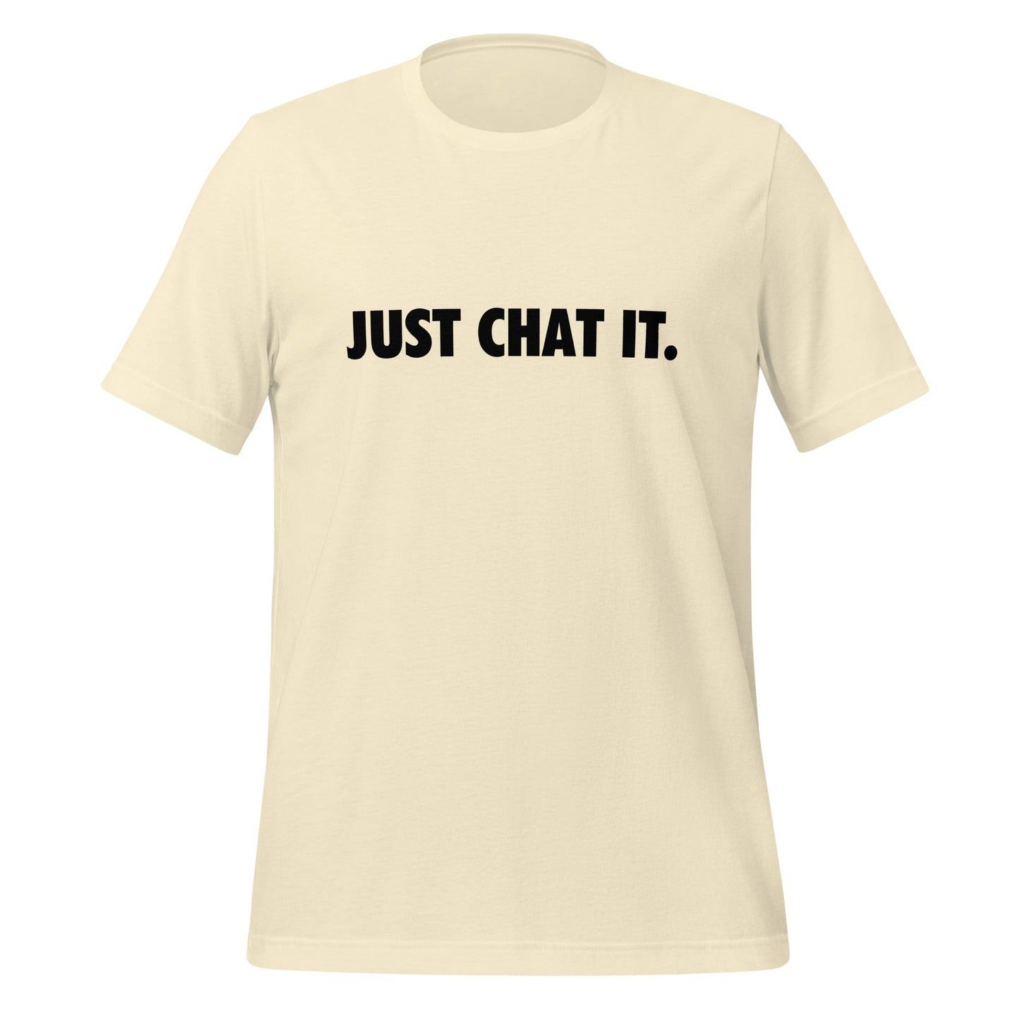 Image of the JUST CHAT IT. T-Shirt 2 (unisex) Natural / M.