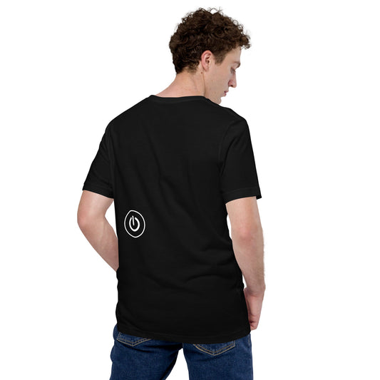 Product mockup photo of the Just Like the New Mac Mini T Shirt (unisex).