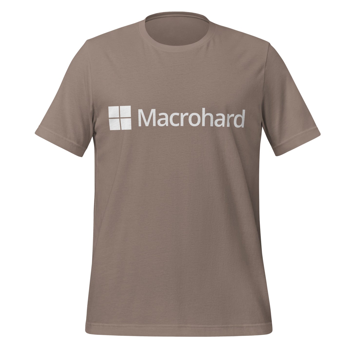 Image of the Macrohard T-Shirt (unisex) Pebble / M.