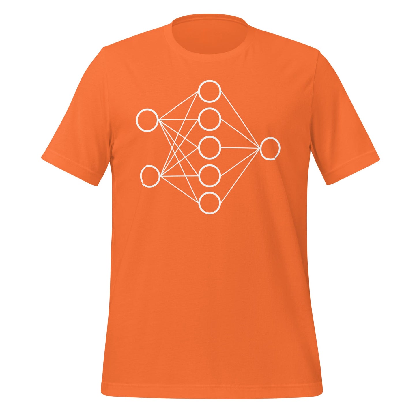 Image of the Neural Network T-Shirt 1 (unisex) Orange / M.