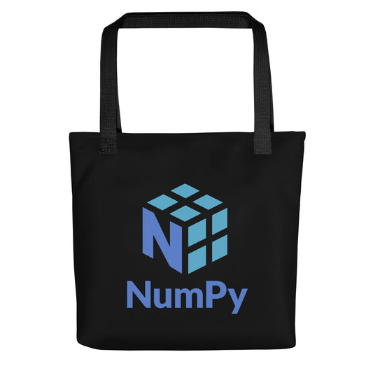 Image of the NumPy Stacked Logo Tote Bag.
