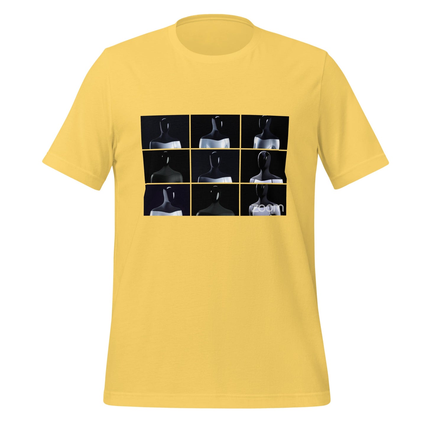 Image of the Optimus Zoom Call T-Shirt (unisex) Yellow / M.