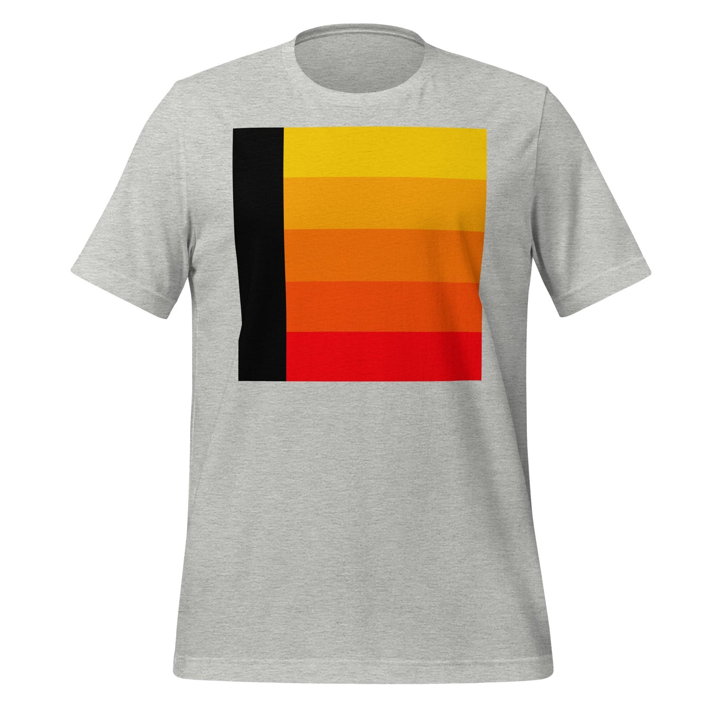 Image of the Orange Gradient AI T-Shirt (unisex) Athletic Heather / M.