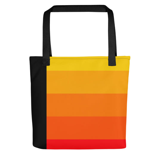 Image of the Orange Gradient AI Tote Bag.