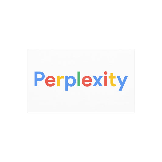 Image of the Perplexity Search Logo Car Magnet 2 7.5″×4.5″.