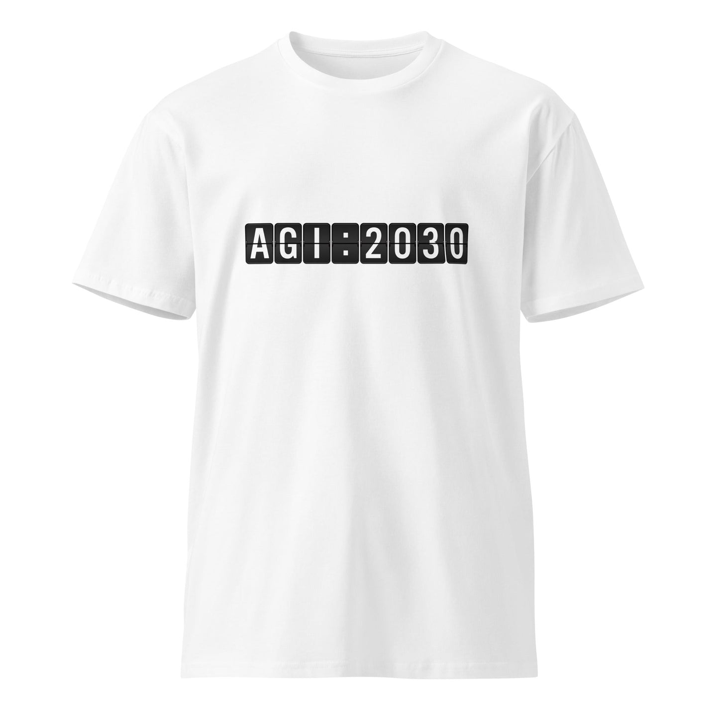 Image of the Premium AGI:2030 T-Shirt (unisex) White / M.