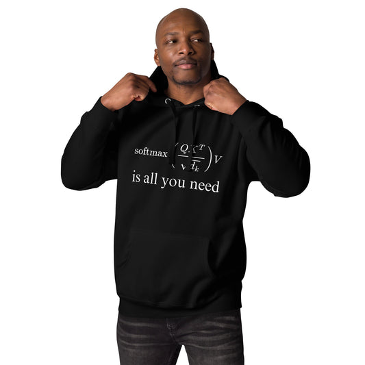 Image of the Premium Attention is All You Need Hoodie (unisex).