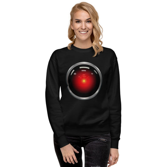 Image of the Premium HAL 9000 Sweatshirt (unisex).