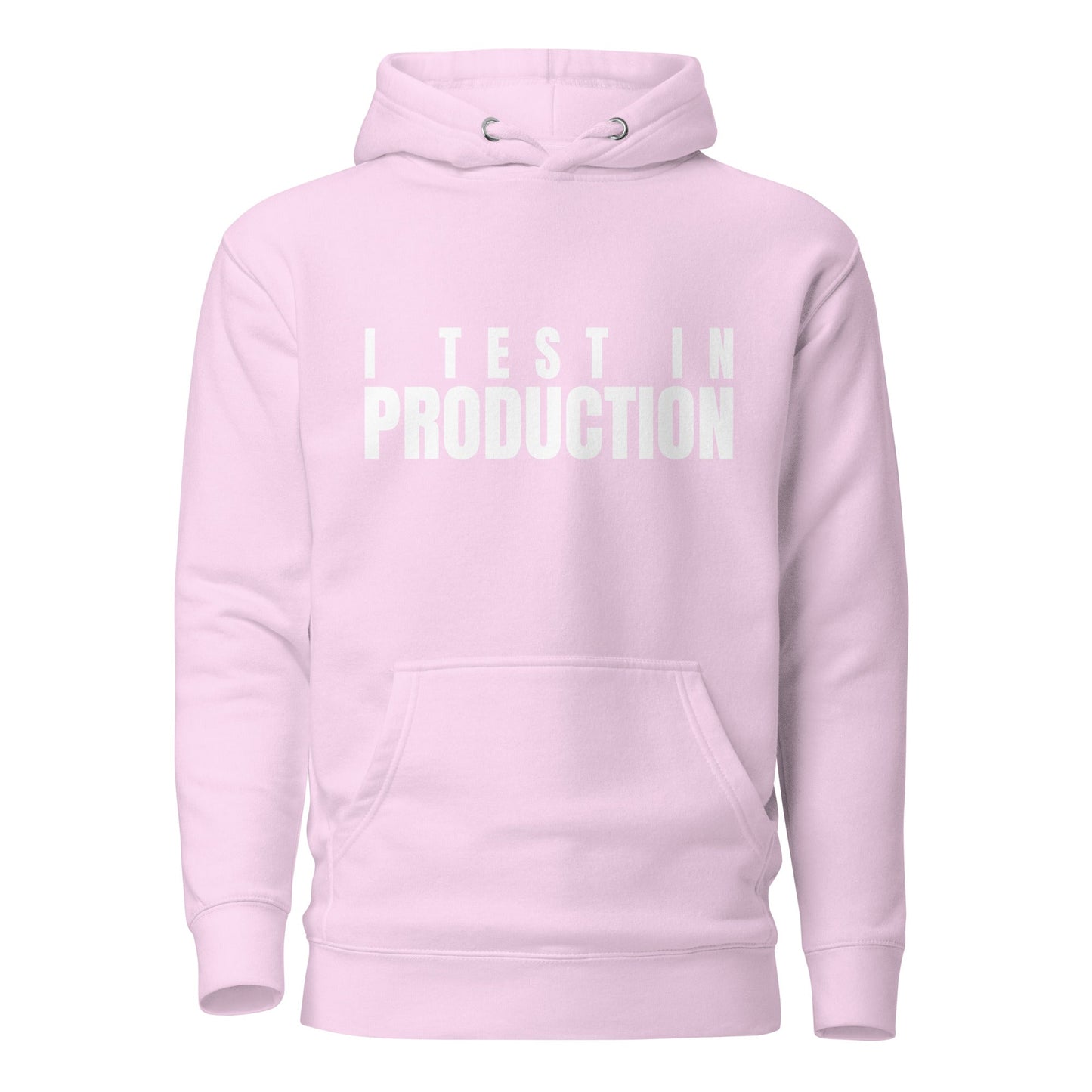 Image of the Premium I Test in Production Hoodie (unisex) Lavender / M.