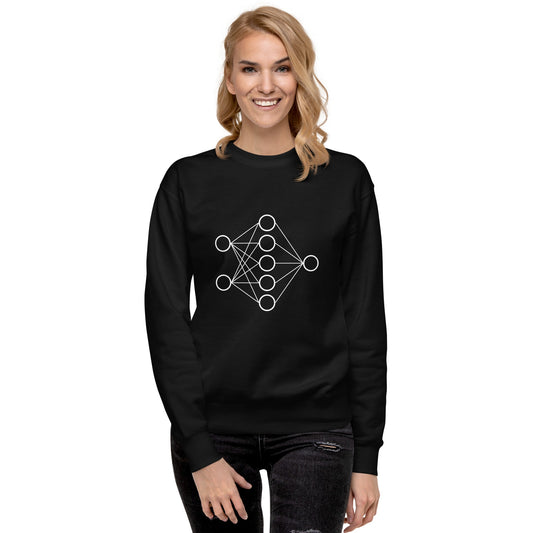 Image of the Premium Neural Network Sweatshirt 1 (unisex).
